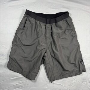 Prana Mojo Shorts Men's XL Gray Elastic Waist Relaxed Fit Lightweight Breathable